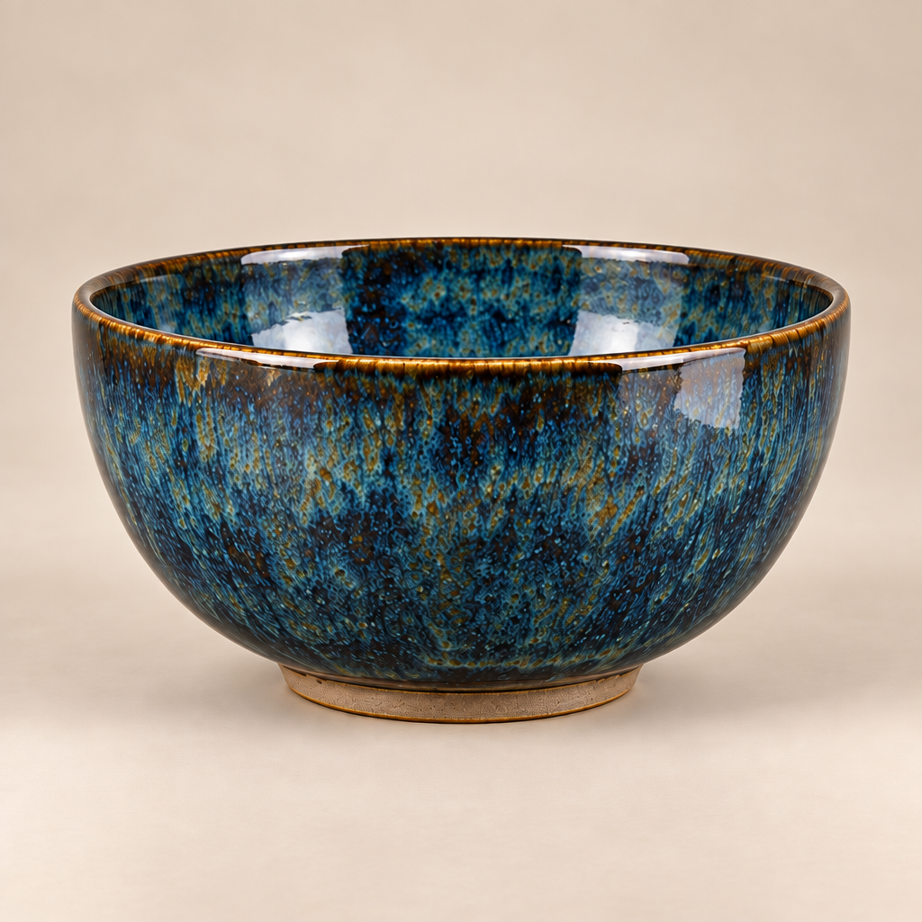 Zorvqalo™ Hand-Glazed Deep Ceramic Bowl image 2